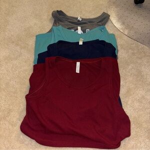 4 Ribbed Nursing Tanks